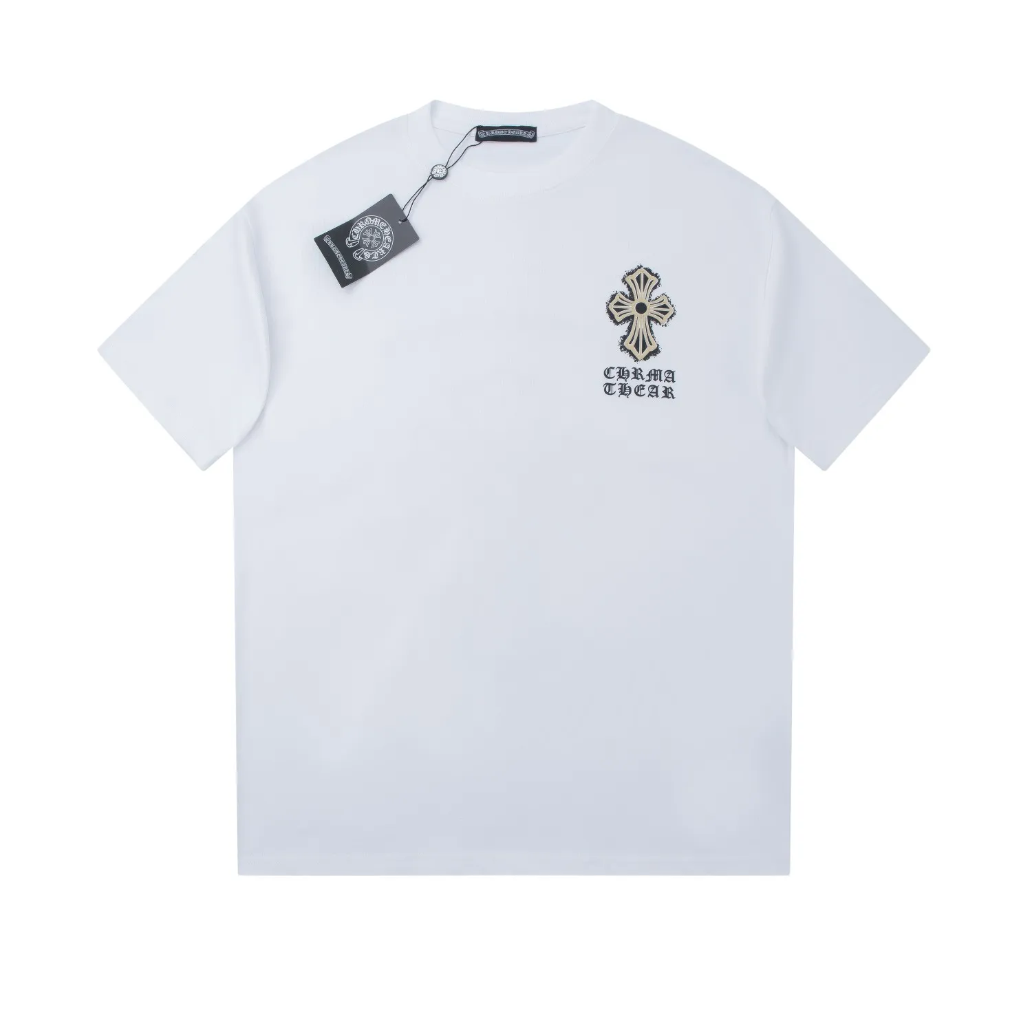 🅿️210 High quality ✨Cro❤✨🆕Classic logo letter pattern short sleeves. Official website synchronization, pure cotton fabric at the counter! Comfortable against the skin, durable and easy to wear, classic and simple logo design, meticulous original craftsmanship, customized 290G same vat dyed fabric, very comfortable to the touch, latest brick cabinet synchronization OS off-shoulder version, fashionable and personalized, super versatile and good-looking, very suitable for both men and women, a must-have style, hang tag, collar label, washed wheat, complete with three labels, black and white. 2️⃣Color S M L XL